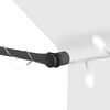 vidaXL Manual Retractable Awning with LED 350 cm Cream