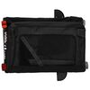 vidaXL Pet Bike Trailer Black Oxford Fabric&Iron