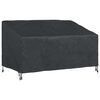 vidaXL Garden Bench Cover Black 160 x 100 x 61 / 89 cm 210D Oxford Fbric