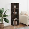 vidaXL Corner Cabinet Brown Oak 33x33x132 cm Engineered Wood