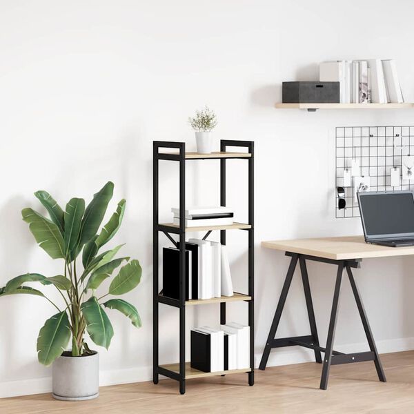 vidaXL Bookshelf Sonoma Oak 40 x 30 x 119 cm Engineered Wood