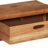 vidaXL TV Stand (118-200)x30x40 cm Solid Wood Acacia