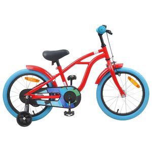 vidaXL Kids Bike 16 Inches for 4-6 Years Old Red