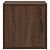 vidaXL Garage Wall Cabinets 2 pcs Brown Oak Engineered Wood