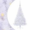 vidaXL Artificial Christmas Tree with Stand White 120 cm PVC and Steel