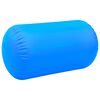 vidaXL Inflatable Gymnastic Roll with Pump 100x60 cm PVC Blue