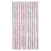 vidaXL Fly Curtain Silver Grey and Pink 100x200 cm Chenille