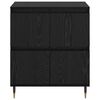 vidaXL Storage Cabinet 3 pcs Black Oak 60 x 35 x 70 cm