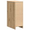 vidaXL Garage Storage Cabinet Artisan Oak 30x51x85 cm Solid Wood Pine