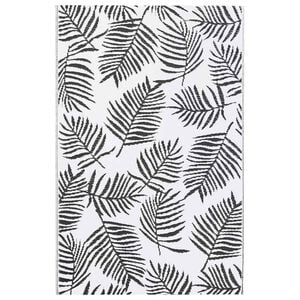 vidaXL Outdoor Carpet ARAKIL White and Black 160x230 cm PP
