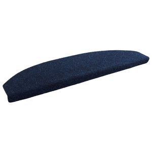 vidaXL Self-adhesive Stair Mats 15 pcs 80 x 24.5 x 3.5 cm Navy