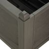 vidaXL Flower Box Grey 80x42.5x42 cm PP