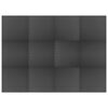 vidaXL Puzzle Exercise Mats 12 pcs Black 4.32 ㎡ EVA Foam