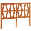 vidaXL Headboard Wax Brown 135 cm Solid Wood Pine