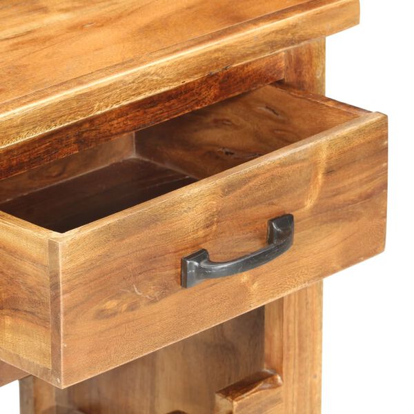 vidaXL Wine Cabinet 40x30x80 cm Solid Acacia Wood