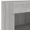 vidaXL 5 Piece TV Wall Units with LED Grey Sonoma Engineered Wood