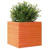 vidaXL Garden Planter Wax Brown 50x50x45.5 cm Solid Wood Pine
