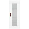 vidaXL Highboard White 34.5x34x180 cm Engineered Wood