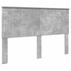 vidaXL Headboard with Headboard Concrete Grey 150 cm Engineered wood