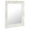 vidaXL Wall Mirror Baroque Style 50x60 cm White