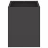 vidaXL Garden Planter Black 32 x 32 x 40 cm Cold-rolled steel