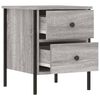 vidaXL Bedside Cabinets 2 pcs Grey Sonoma 40x42x50 cm Engineered Wood