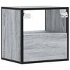 vidaXL Wall-mounted Bedside Cabinet Grey Sonoma 40x31x39.5 cm