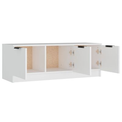 vidaXL TV Cabinet White 102x35x36.5 cm Engineered Wood