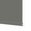vidaXL Roller Blind Blackout Grey 140x130 cm Fabric Width 136.6 cm Polyester
