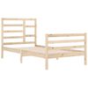 vidaXL Bed Frame without Mattress Solid Wood 100x200 cm
