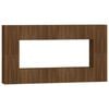 vidaXL 8 Piece TV Cabinet Set Brown Oak Engineered Wood