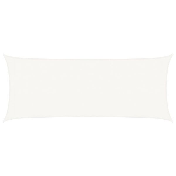 vidaXL Sunshade Sail 160 g/m&sup2; White 2x4.5 m HDPE