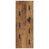 vidaXL Wall-Mounted Coat Rack Wall-mounted Old Wood 30 x 1.5 x 80 cm