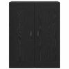 vidaXL Wall Mounted Cabinet Black Oak 69.5 x 34 x 90 cm