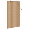 vidaXL Roller Blind with Curtains Manual Nature 80 x 160 cm Bamboo