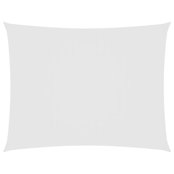 vidaXL Sunshade Sail Oxford Fabric Rectangular 5x6 m White