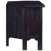 vidaXL TV Cabinet Light Black Coffee 100x40x45 cm Solid Wood Mahogany