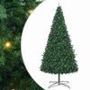 vidaXL Christmas Tree with Decorative String Lights Green 400 cm PVC