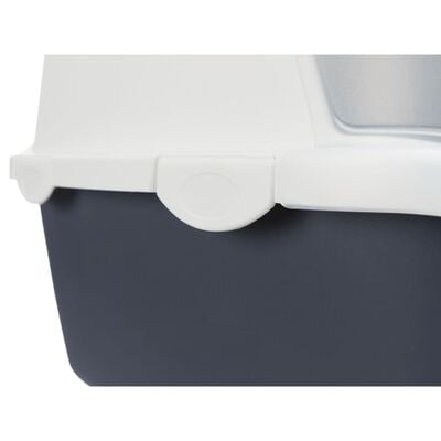 TRIXIE Cat Litter Tray Vico Blue-grey and White
