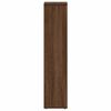 vidaXL Bathroom Cabinet with Roll Holder Brown Oak 20.5x20x90 cm