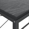 vidaXL Computer Desk Black 110x60x70 cm Engineered Wood