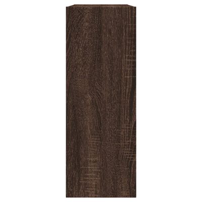 vidaXL Shoe Cabinet Brown Oak 80x21x57 cm Engineered Wood