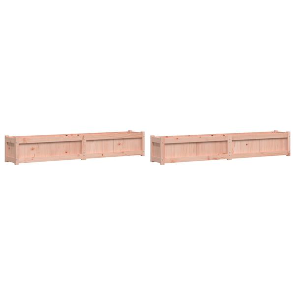 vidaXL Garden Planters 2 pcs Solid Wood Douglas
