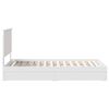 vidaXL Storage Bed with Headboard White 100 x 200 cm Engineered Wood