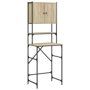 vidaXL Washing Machine Cabinet Sonoma Oak 68x48.5x194 cm