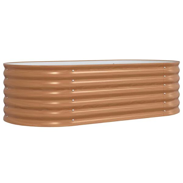 vidaXL Raised Bed Brown 160 x 80 x 44 cm Steel