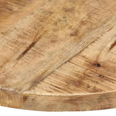 vidaXL Table Top Solid Mango Wood Round 25-27 mm 50 cm