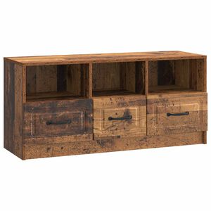 vidaXL TV Cabinet Old Wood 102 x 34.5 x 47 cm Engineered Wood