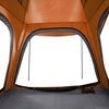 vidaXL Camping Tent 4-Person Grey and Orange Quick Release Waterproof