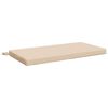 vidaXL Bench Cushion SOEST 100% Polyester Cream 80 x 40 x 5 cm